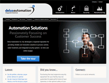 Tablet Screenshot of delcoautomation.com